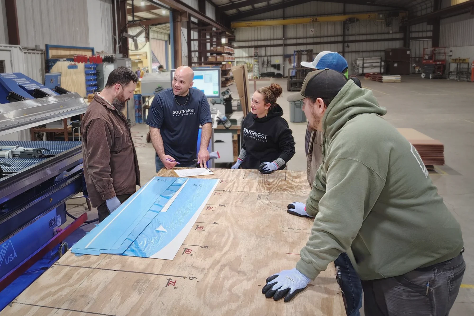 southwest staff planning a project