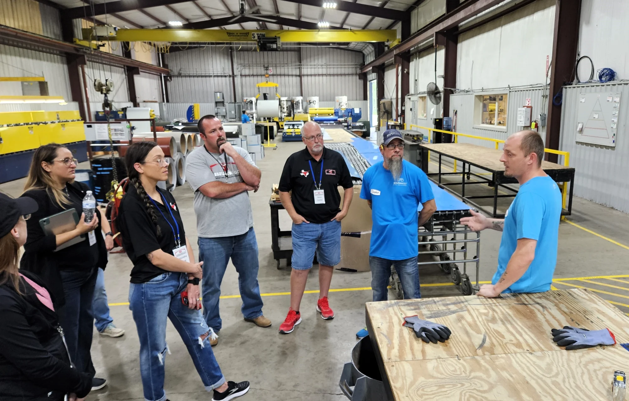 Lean manufacturing improvements at Southwest Steel Buildings