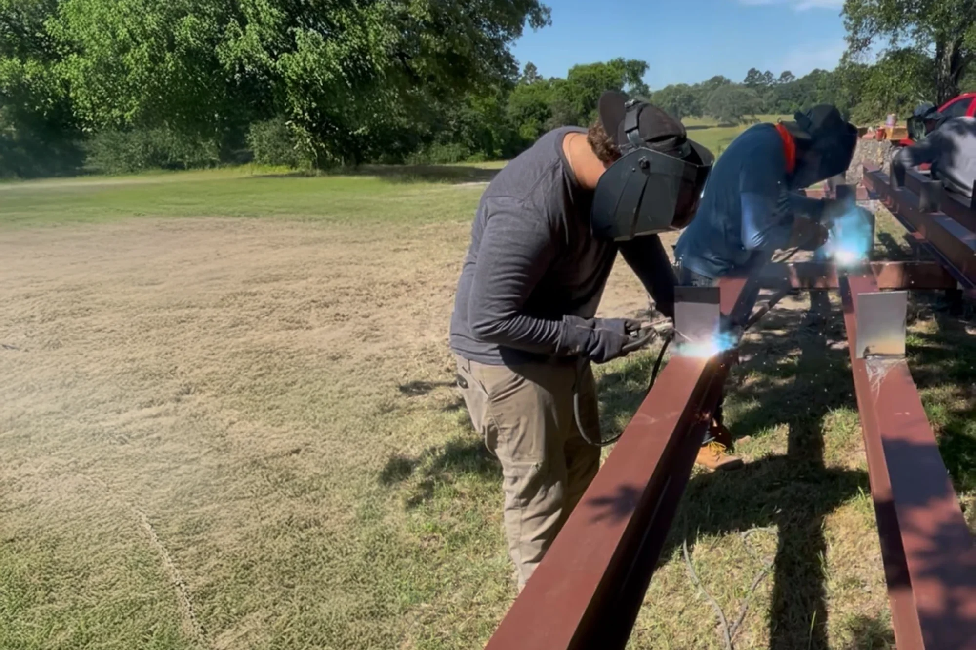 Weld-up building package fabrication