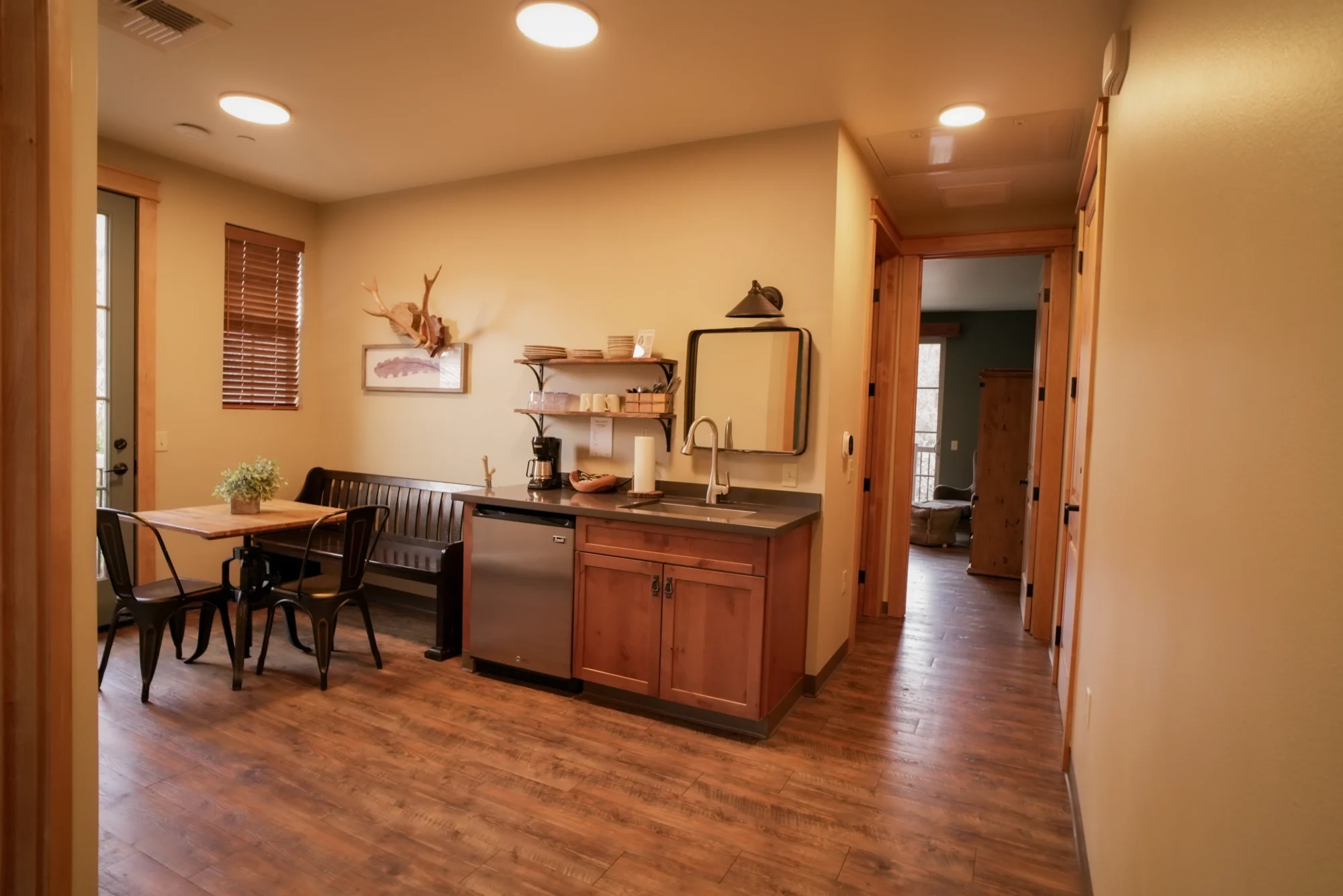cedar ridge 2BR 1BA upper kitchenette dining area