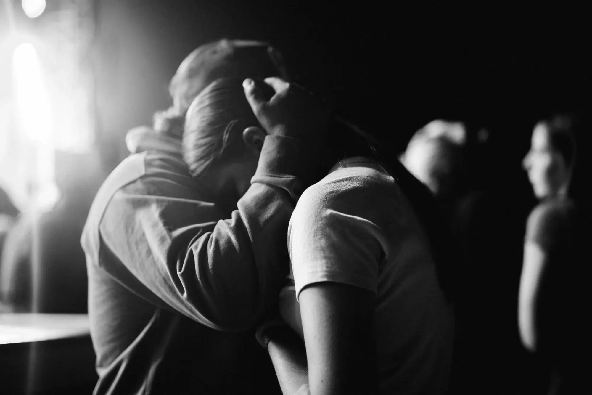 counselor black white pray