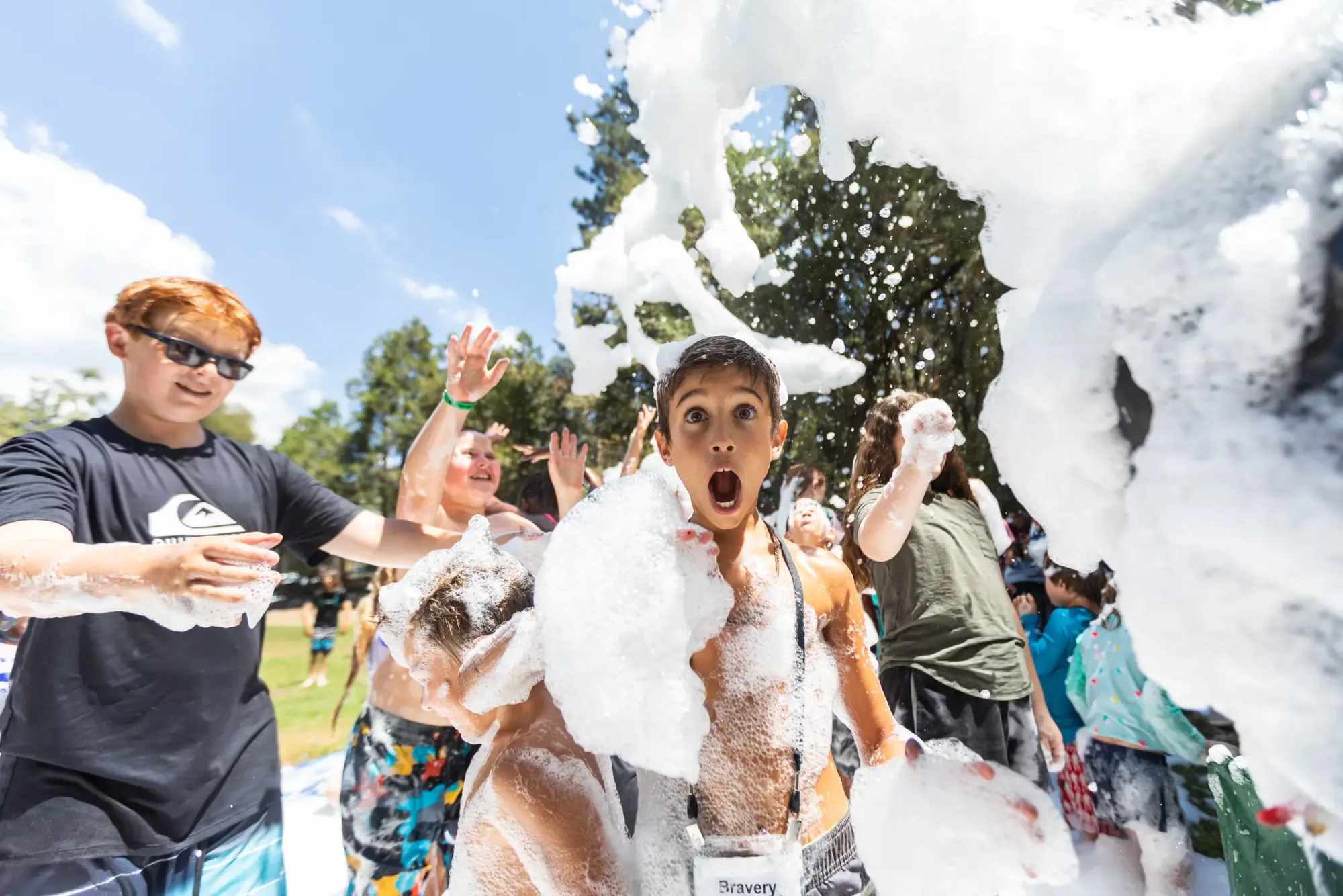 foam party kritter family camp