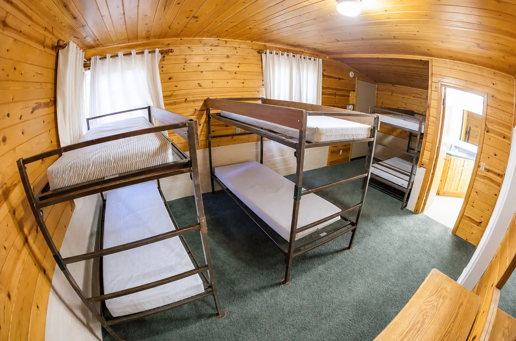 lakeview cabin inside