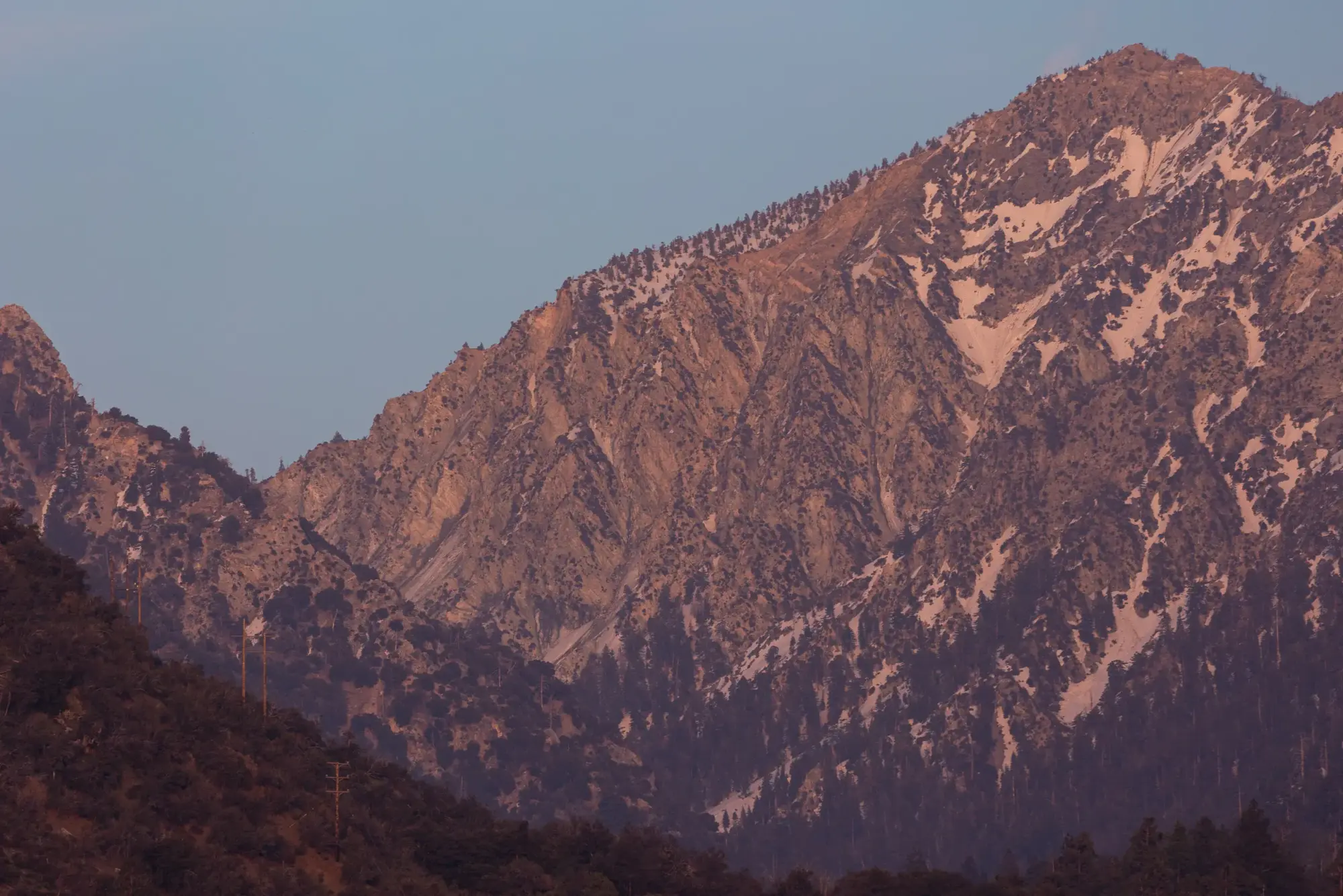 mountain sunset