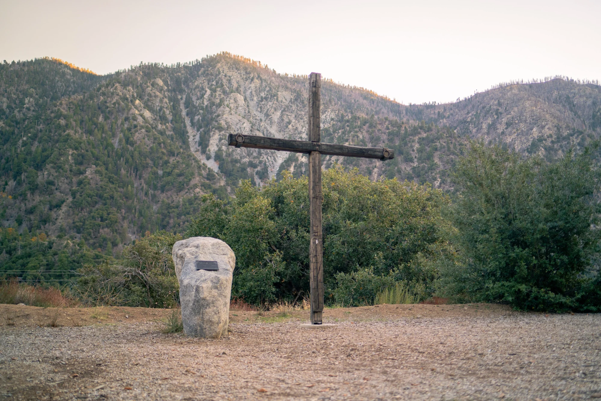 property billy graham rock cross wide