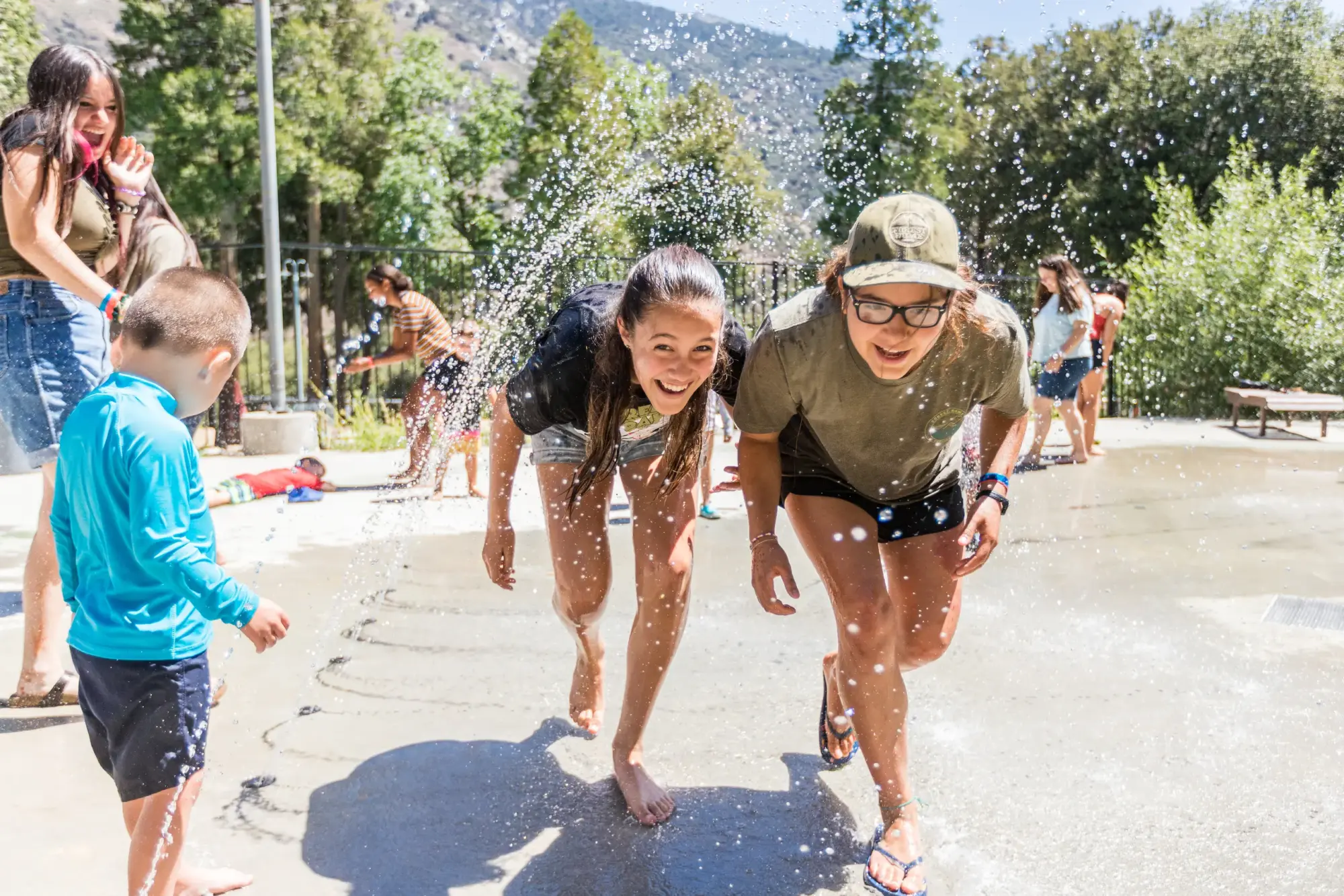 radiant splash pad smile