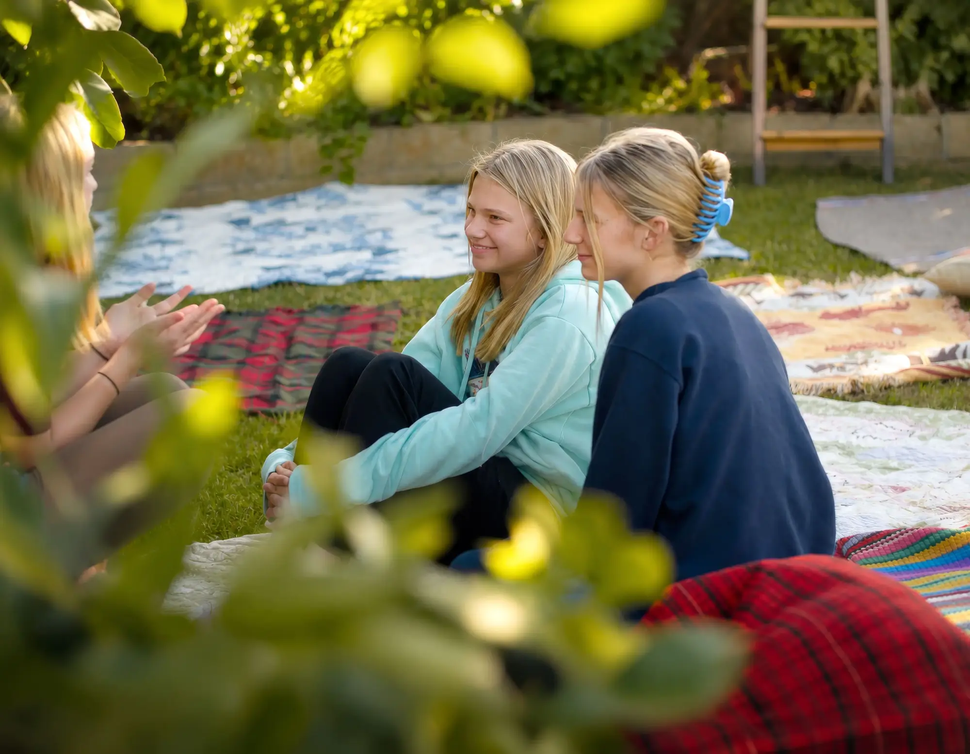 radiant video frame 2 girls on blankets e2