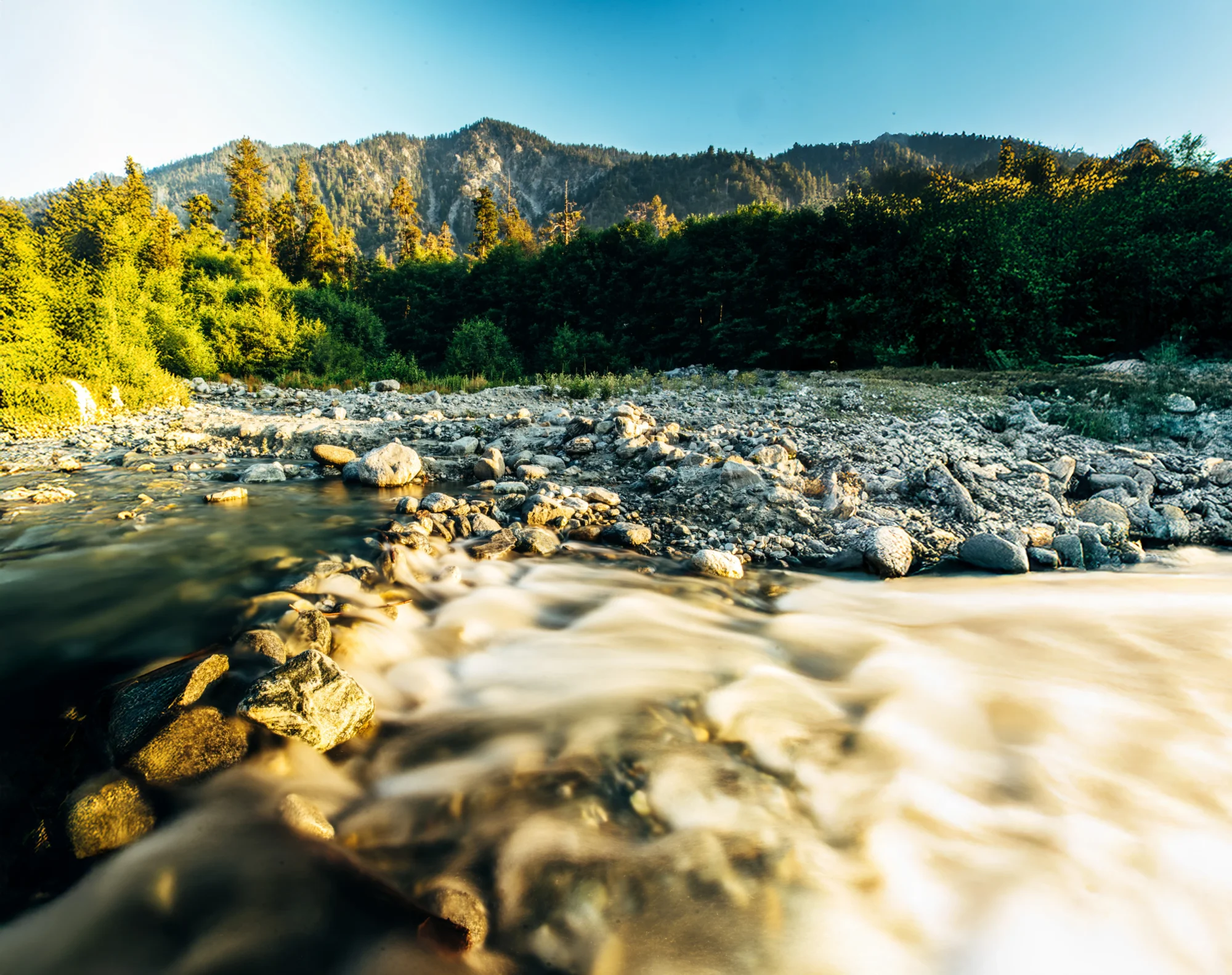 mountain creek scene